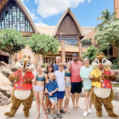 Aulani, A Disney Resort & Spa with the family in fall of 2024 (highly recommend cruising & vacationing with grand-parents!) 